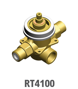 KIT ACCESSORI PER CARTUCCIA TERMOSTATICA Ø34 RT4100