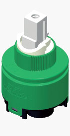 Ø35 closed type cartridge,
flat bottom, ST241