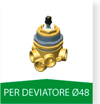 KIT ACCESSORI PER DEVIATORI Ø48