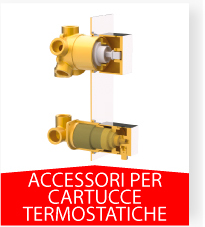 KIT ACCESSORI PER CARTUCCE TERMOSTATICHE